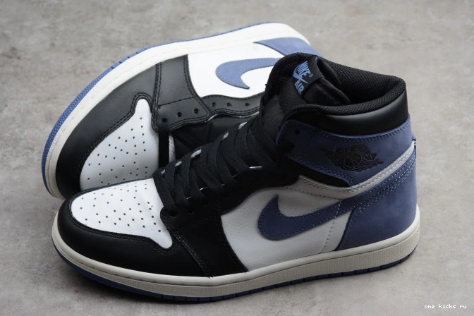 Rep 555088-115 High 1 Blue Air Jordan OG Moon Retro 0703